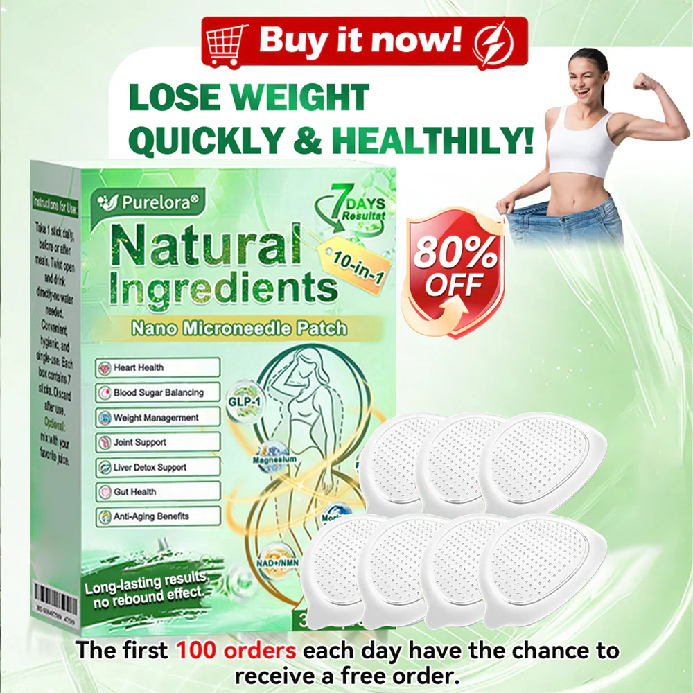 ๐ฅ New Arrival ยท Hot Seller | Pureloraยฎ 10-in-1 Natural Ingredients Nano Microneedle Patch (Just once daily, visible changes in 7 days) โ
Supports weight management, loose skin, diabetes care, sleep apnea, joint comfort, and more